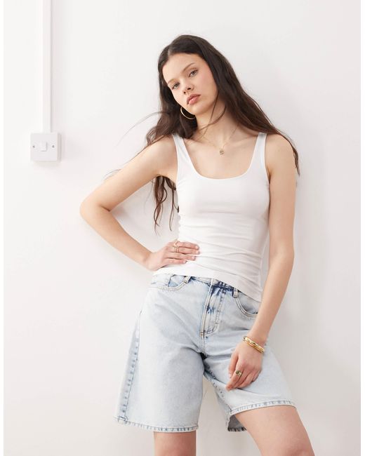 Weekday White – trägertop