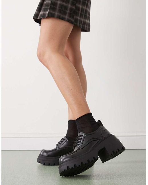 Zapatos Negros Con Cordones Bravr De Buffalo de color Black