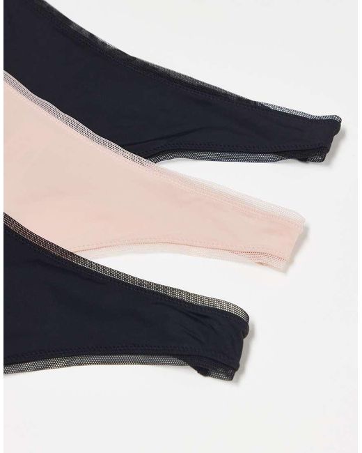 KBX Black Micro 3 Pack Thong