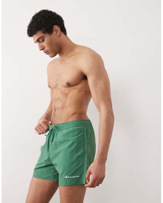 Champion Green Swim Shorts for men