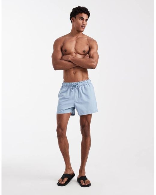 ASOS Blue Swim Shorts for men