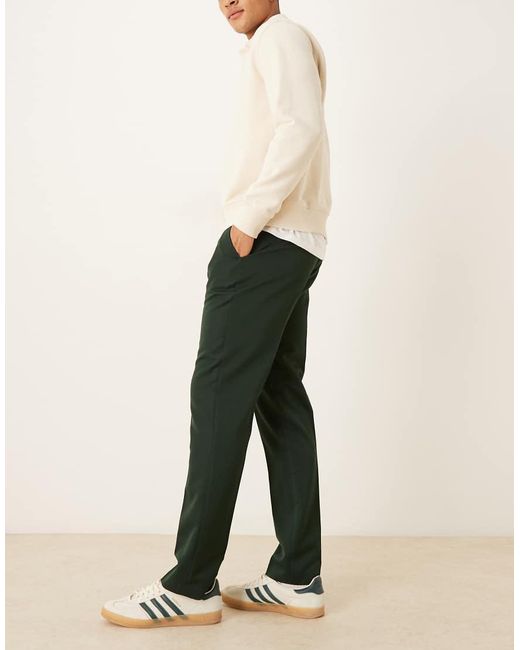 ASOS Green Tailored Slim Trousers for men