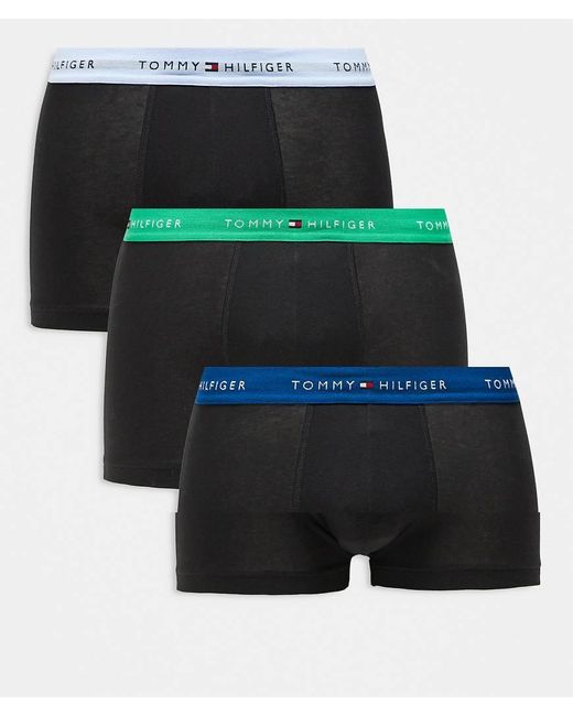Signature Essentials di Tommy Hilfiger in Black da Uomo