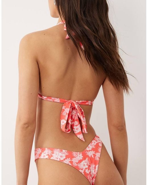 Kulani Kinis Pink Island Punch Y Cheeky Bikini Bottom