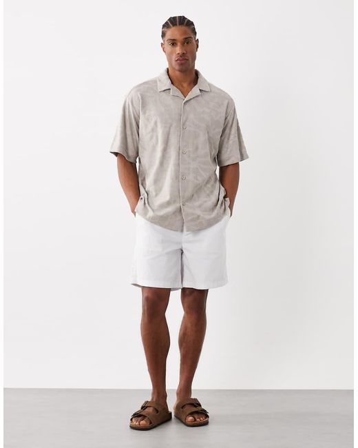 Boss White Hugo Boss Relaxed Fit Short Sleeve T-Shirt for men