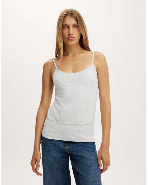 Cotton On Blue Olivia Basque Cami