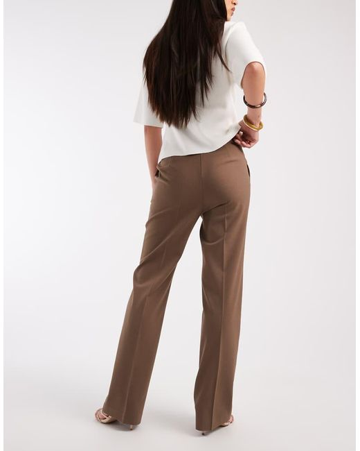 ASOS White Tailored Slim Straight Leg Pants