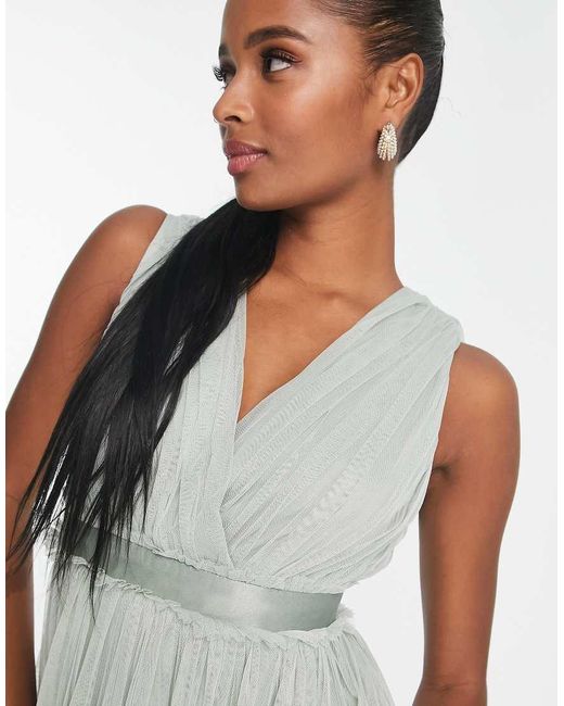 Anaya Petite Bruidsmeisje in het White