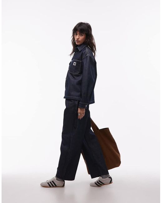 Carhartt Blue Louis Rigid Denim Shirt