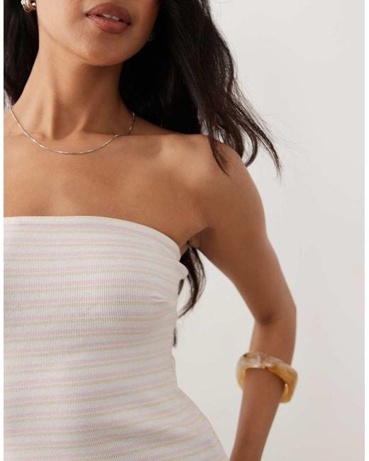 Gina Tricot Pink Super Stretch Tube Top