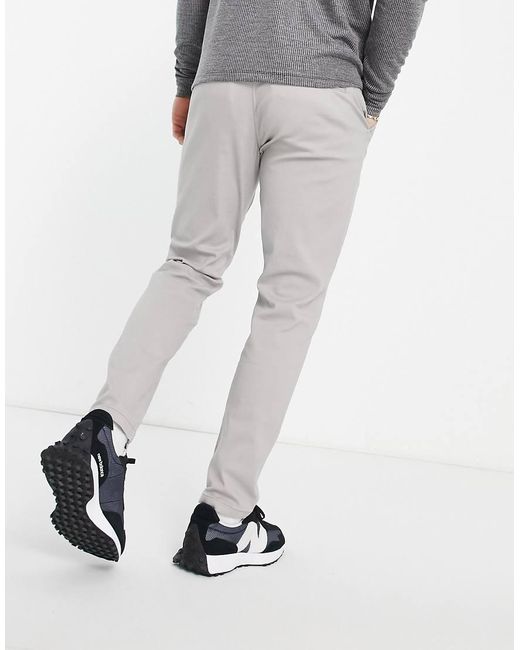 Jack & Jones Gray Slim Fit Chino for men