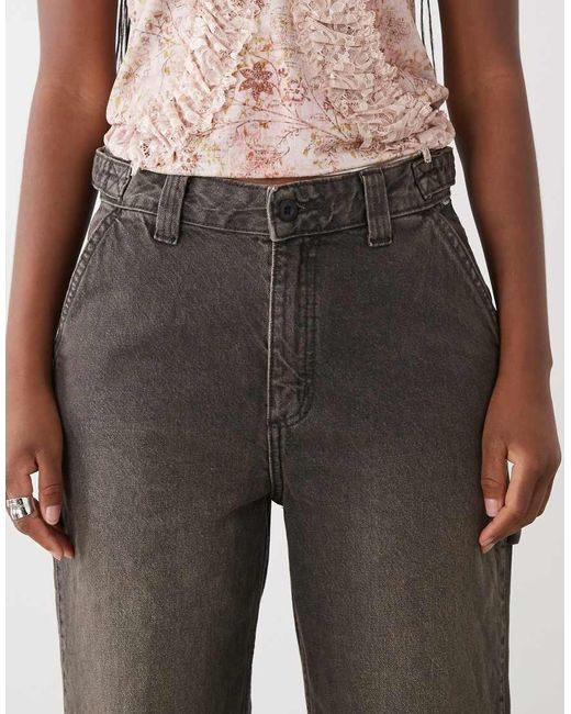 Pantalones Gris Efecto Tintado Emily De Vans de color Multicolor