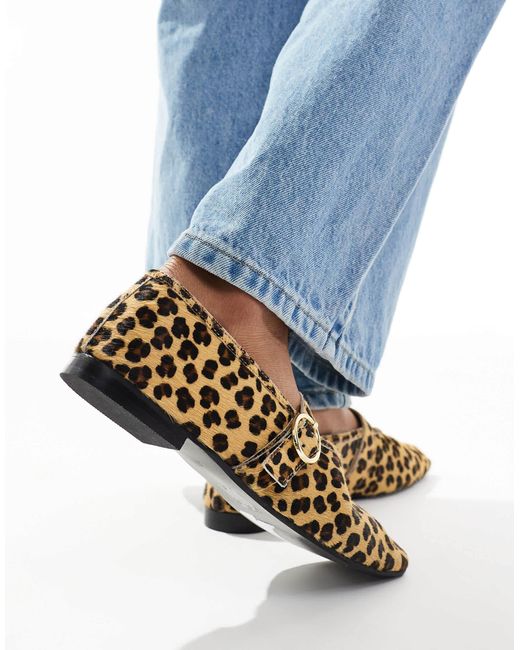 Schuh Blue Lavena Mary Jane Flats