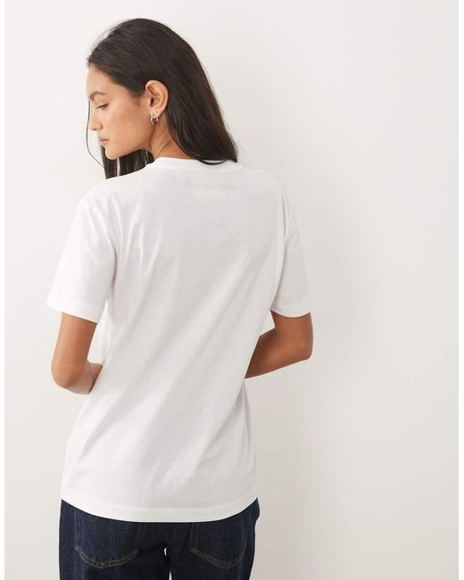 Barbour White Maroama Short Sleeve Graphic Dog Logo T-shirt