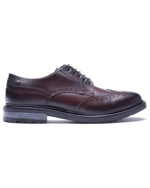 Base London Blue Tanner Brogue Shoe for men