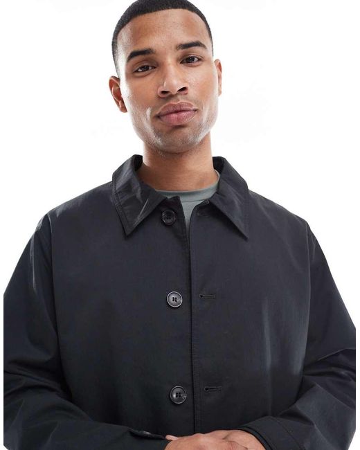 Jack & Jones Blue Mac Coat for men
