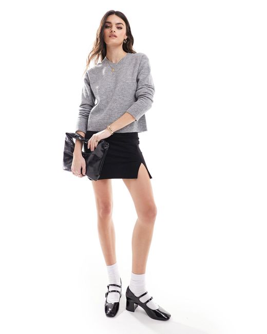 Weekday Gray Ayla Knitted Jumper
