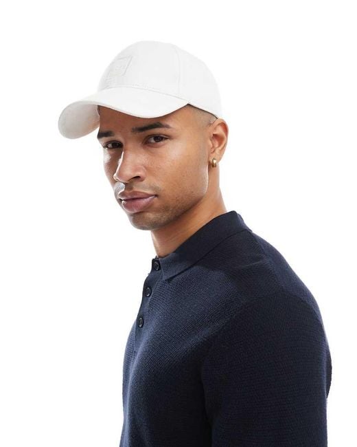 Boss Blue Boss Derrel Box Logo Cotton Baseball Cap for men