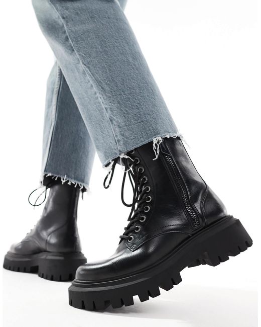 Bottines à fermeture éclair Stradivarius en coloris Blue
