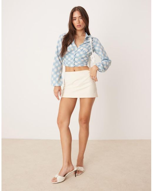 Glamorous Blue Button Up Shirt