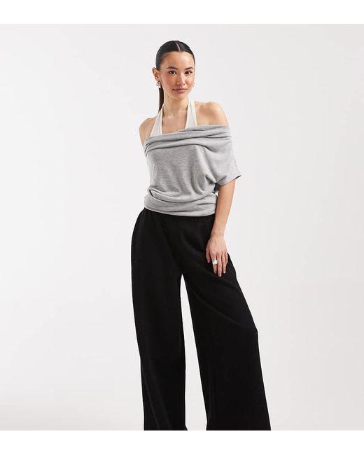 Miss Selfridge White Ribbed Pants