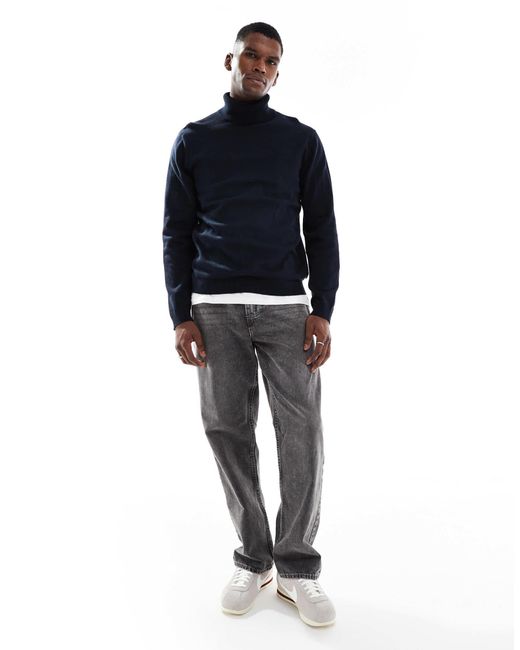 Pull à col roulé Jack & Jones pour homme en coloris Blue
