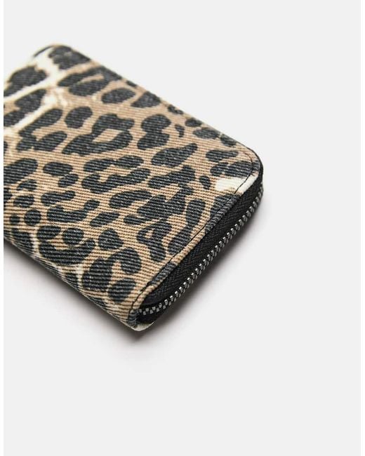 Pull&Bear Multicolor Leopard Print Wallet