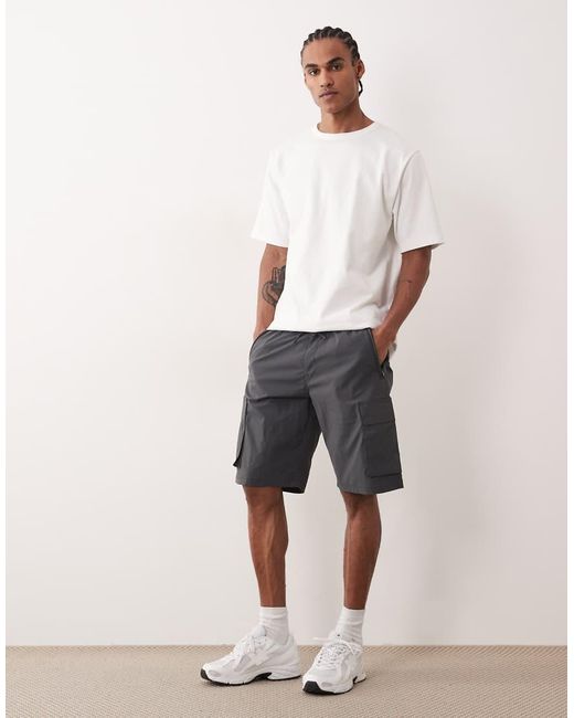 Jack & Jones Natural Technical Cargo Shorts for men