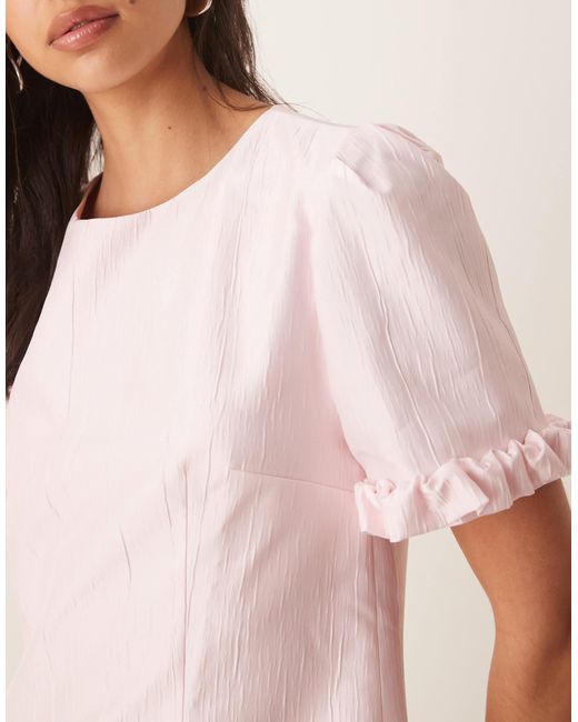 Sister Jane Pink Harebell Ruffle Mini Dress