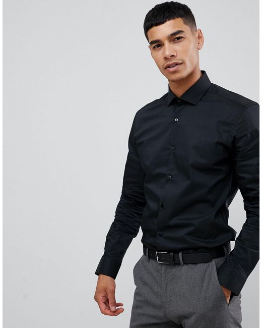 skinny stretch shirt