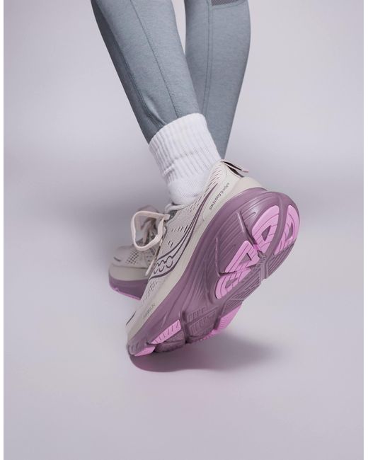 Saucony Gray – guide 18 max – gepolsterte sneaker