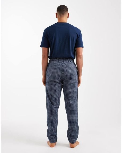 Only & Sons Blue Trousers & T-shirt Pyjama Gift Set for men