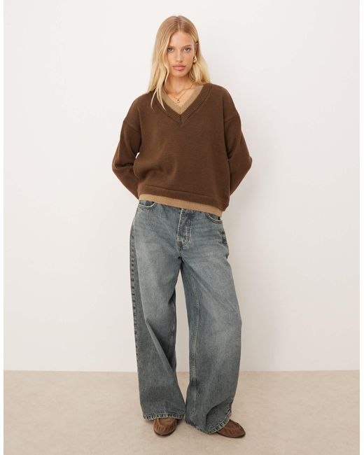 ASOS Brown – strickpullover