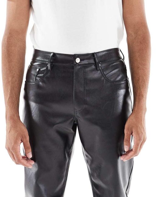 ASOS Gray Tapered Pants for men