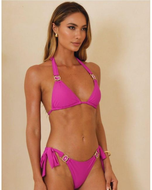 Moda Minx Red Amour Triangle Top