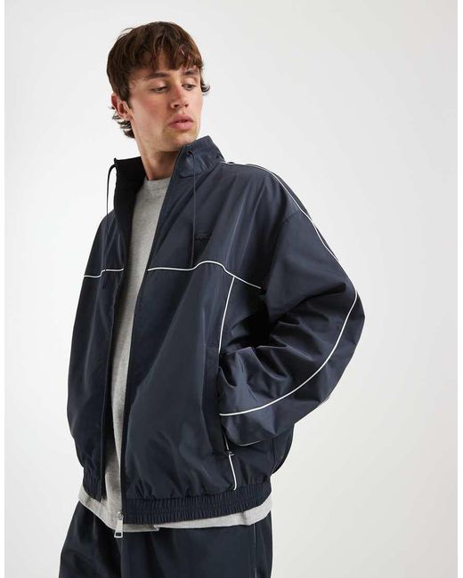 Lacoste Blue Co-ord Track Jacket With Contrast Piping for men