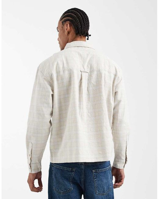 Cotton On White Remi Long Sleeve Shirt for men