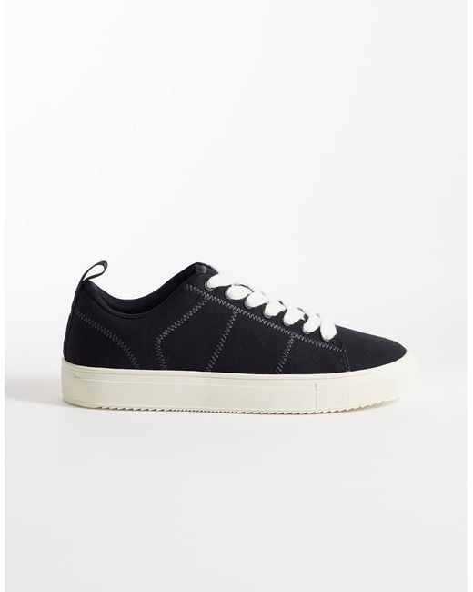 Sneakers Stringate di ASOS in Black da Uomo