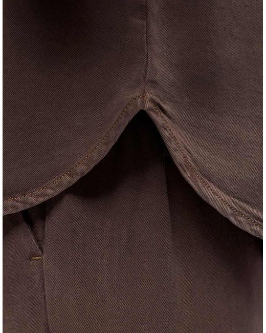 Camisa Vaquera Object de color Brown