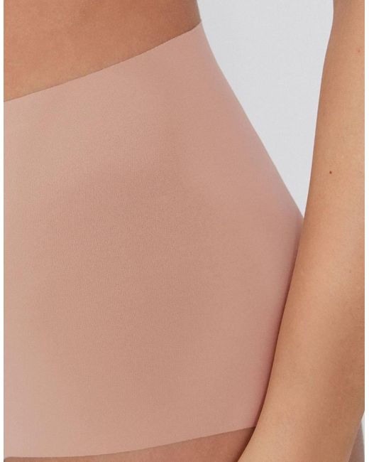 Tezenis Brown High-Waist Laser-Cut French Knickers