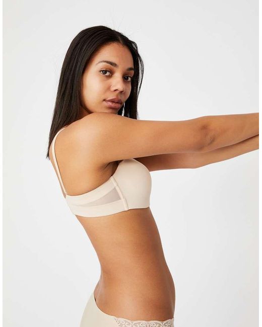 Cotton On Brown Everyday Strapless Lightly Lined T-shirt Bra