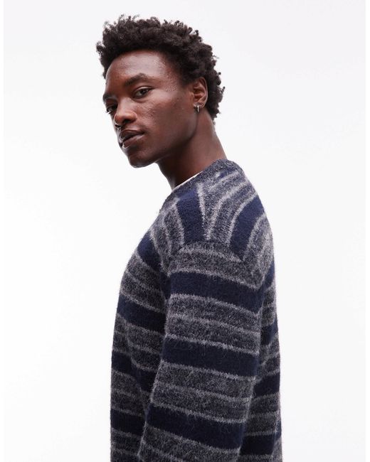 Shoreton - pull rayé en maille Element pour homme en coloris Blue