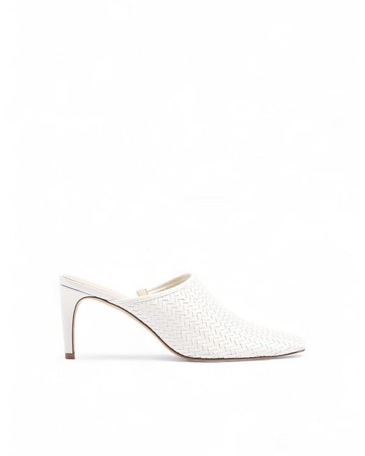 NA-KD White Woven Mules