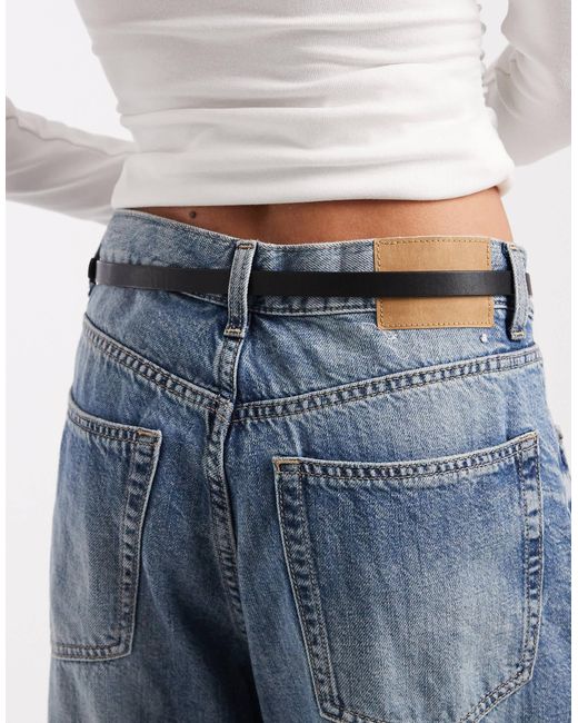 ASOS Blue – schmaler gürtel