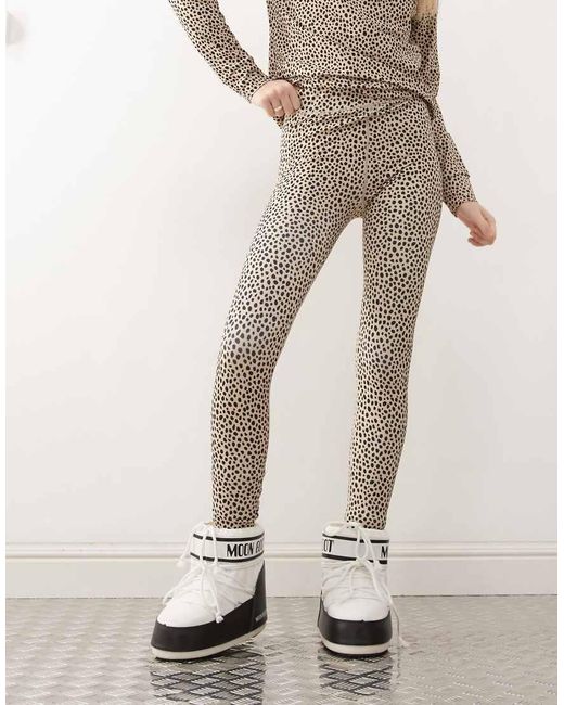 OOSC Natural Cheetah Baselayer Legging