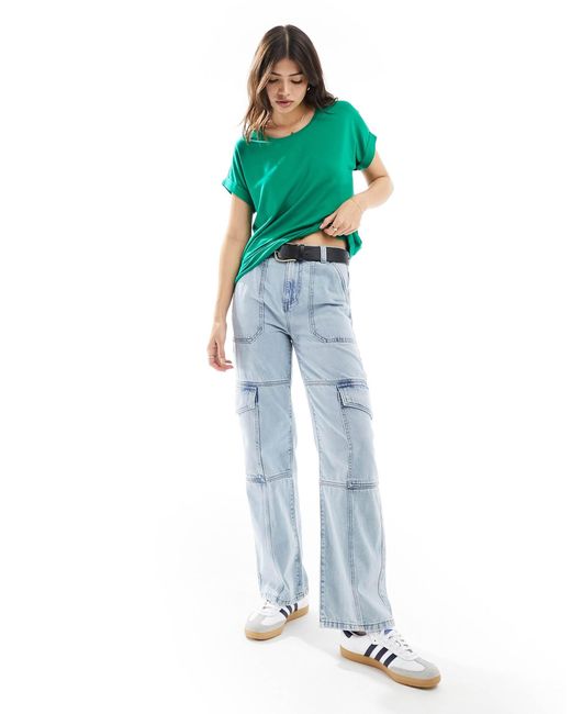 Top ras ONLY en coloris Green