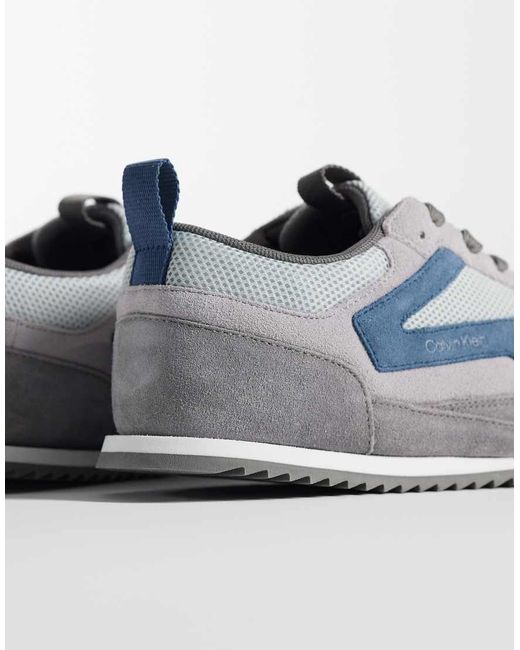 Calvin Klein Blue Runner Trainers for men