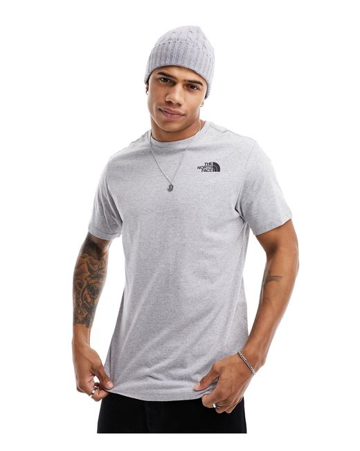 The North Face Mountain Sketch Back Print T-shirt in White