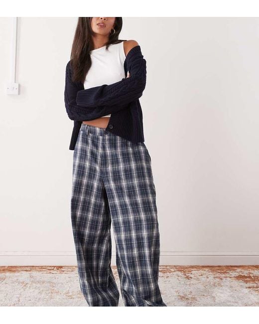 Collusion Blue Low Rise Balloon Trouser