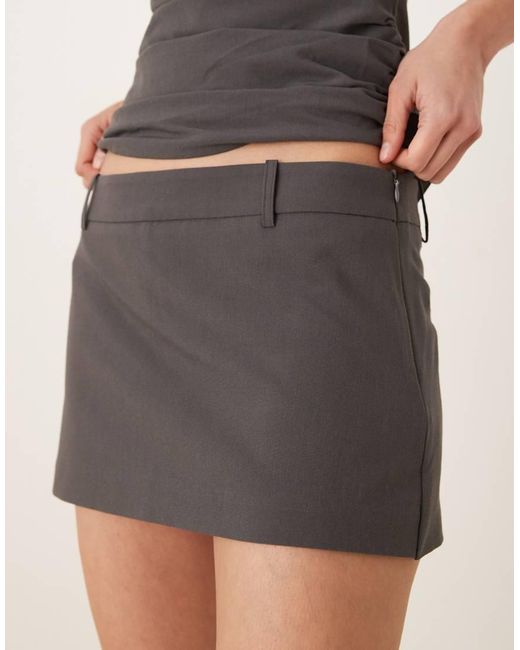 Nia Gray Ariel Co-Ord Mini Skirt